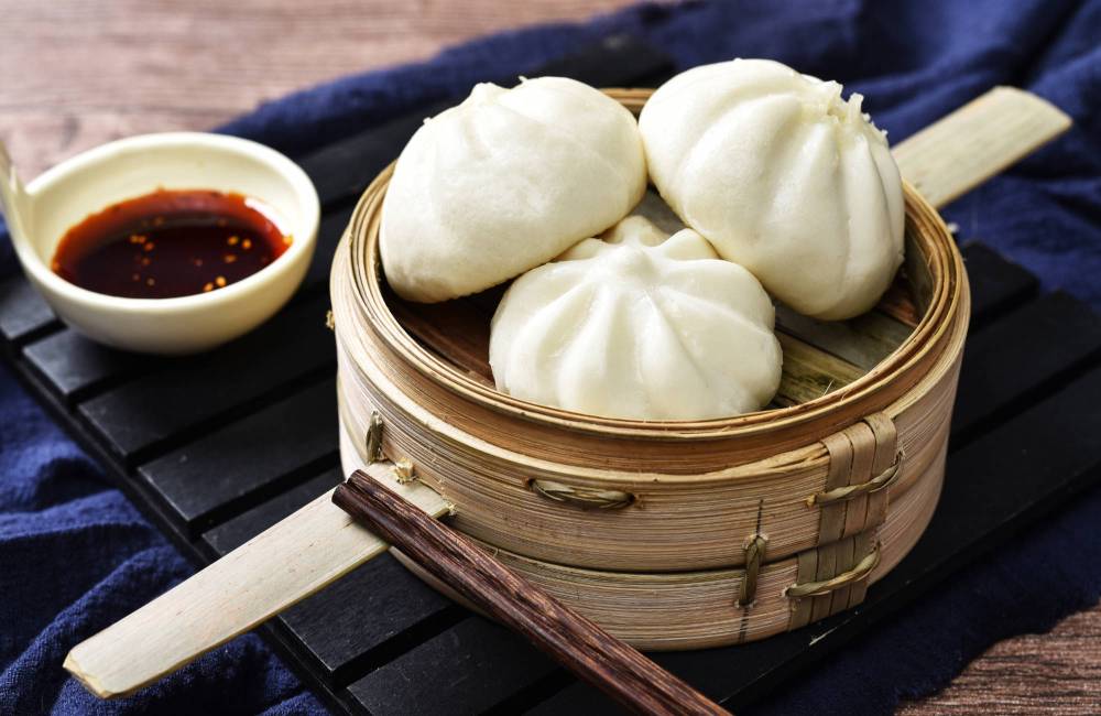 baozi, brioche chinoise &agrave; la vapeur