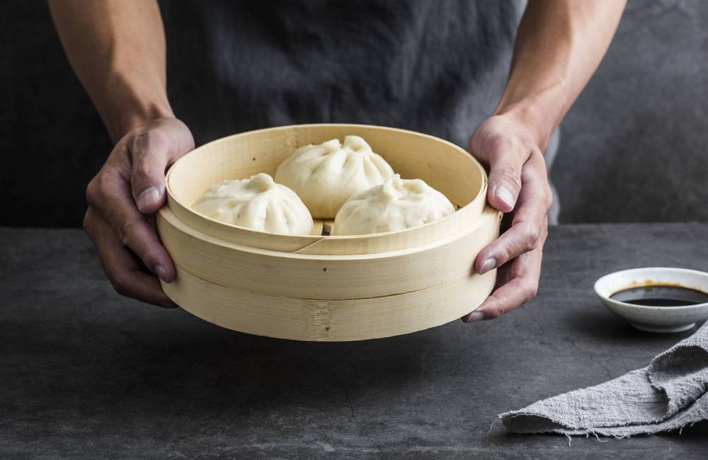 Baozi fraichement pr&eacute;par&eacute;s