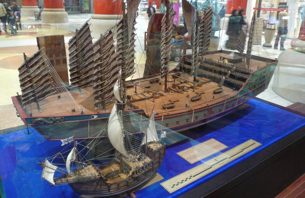 Zheng He, bateau, Christophe Colomb, Santa Maria