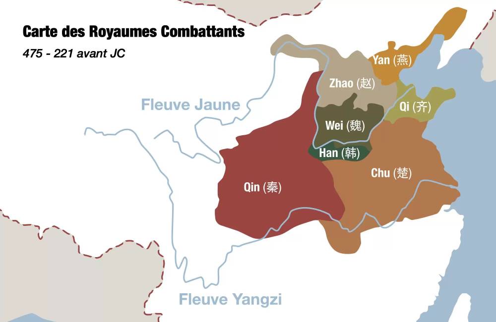 Carte des Royaumes Combattants