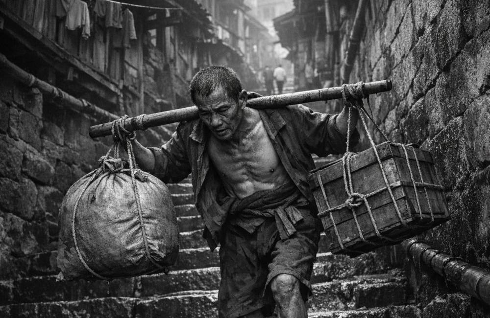 Chongqing, bangbang, ruelles