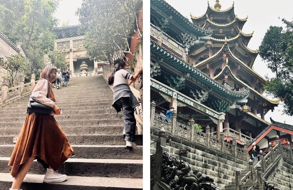 Chongqing, Ciqikou, temple Baolun