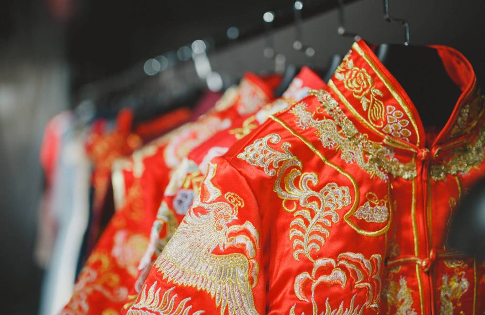 broderies costume Tang