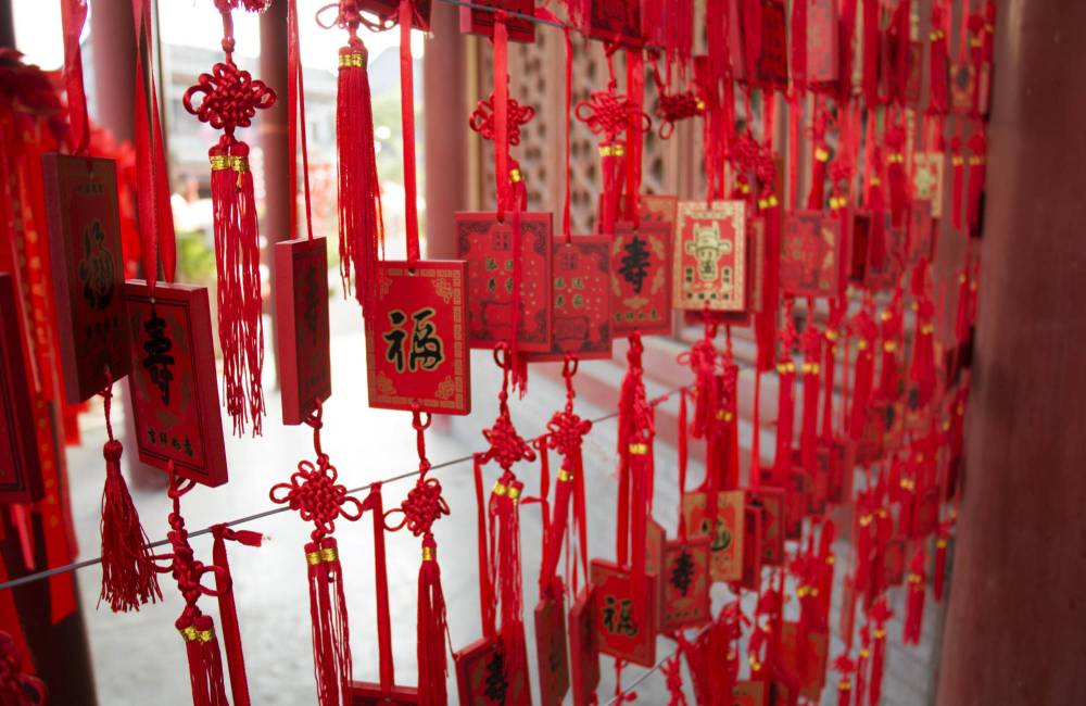 d&eacute;corations de nouvel an chinois