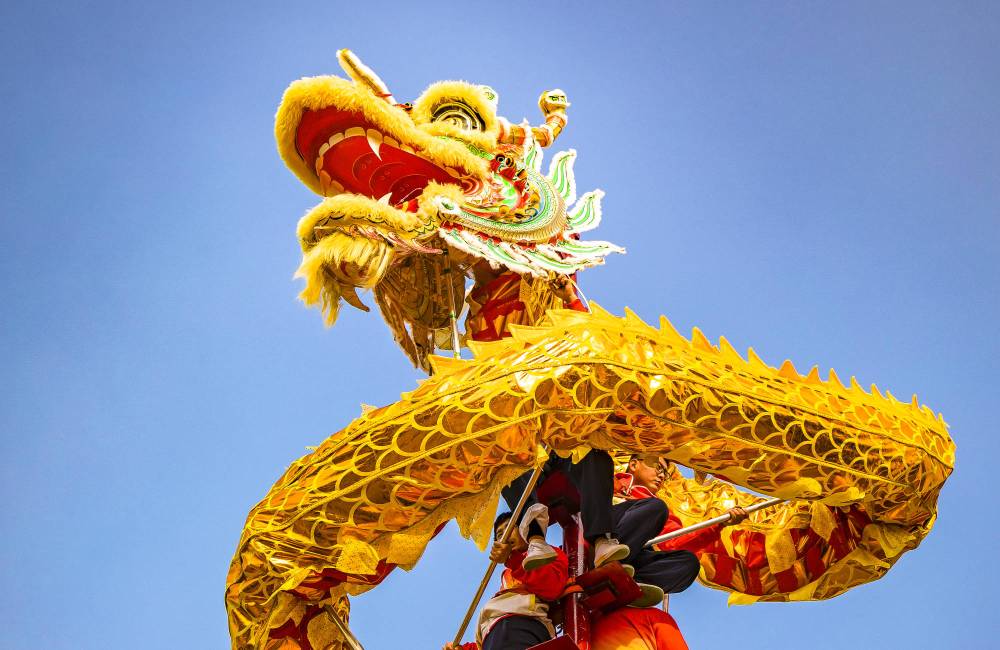 Danse traditionnelle du dragon