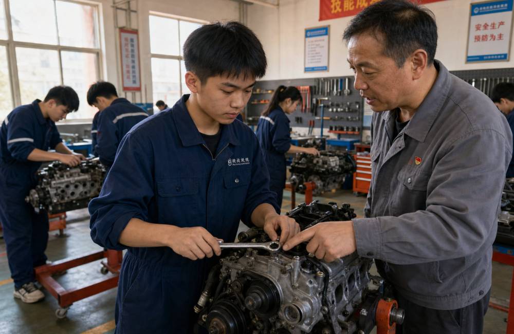 Lyc&eacute;e professionnel en Chine