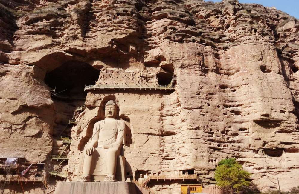 grottes de bingling, gansu