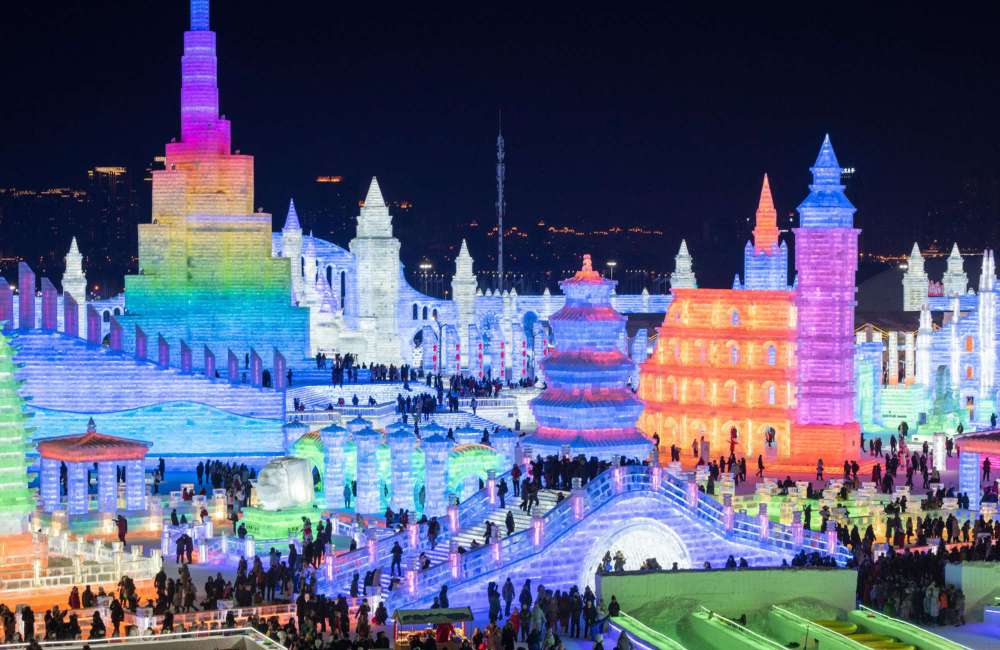 Harbin, festival de glace