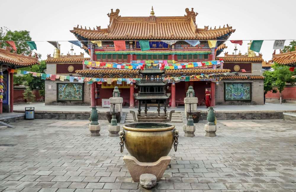 temple Dazhao, temple bouddhiste, Hohhot, Mongolie Int&eacute;rieure