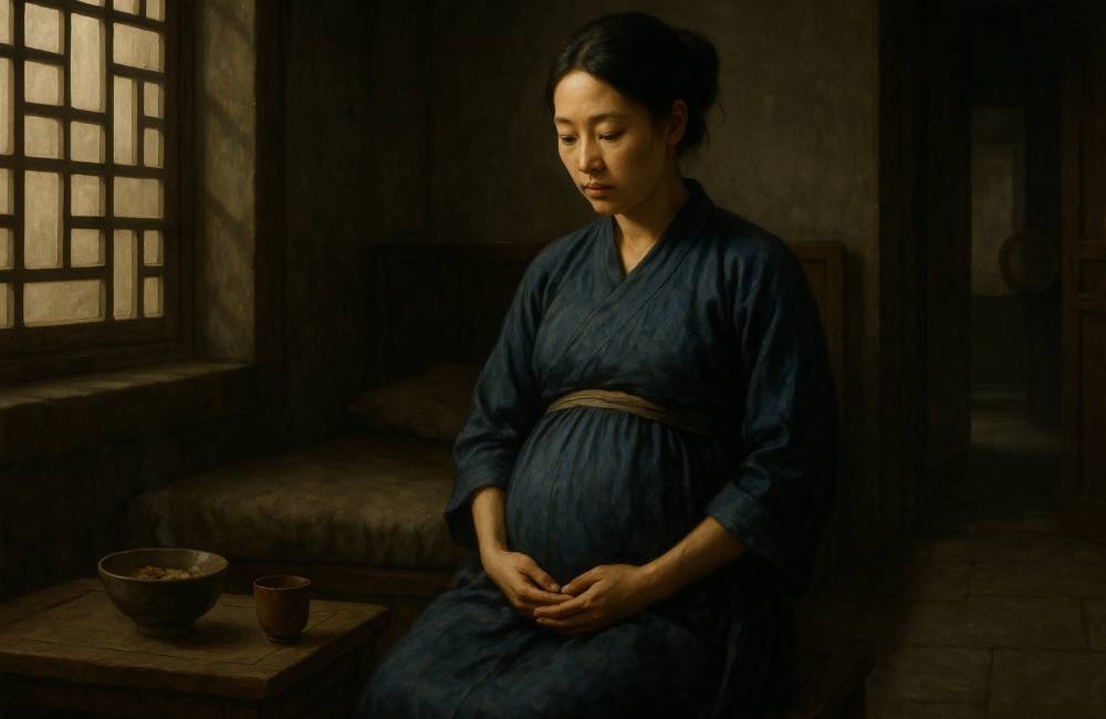 La jeune Wang enceinte