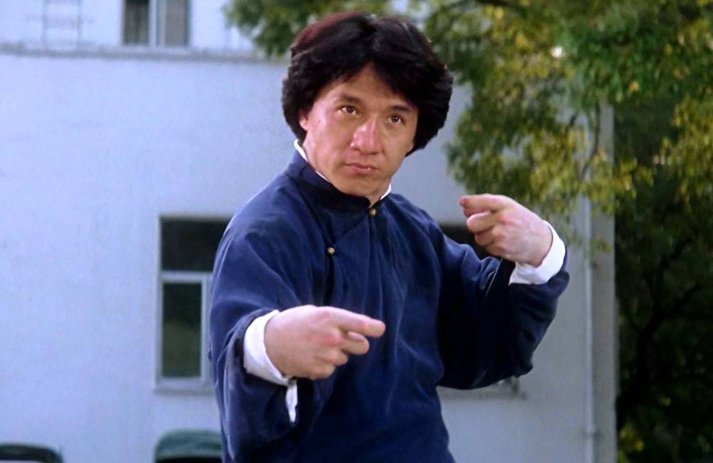 Jackie Chan dans le film 'Le Ma&icirc;tre chinois' (醉拳)