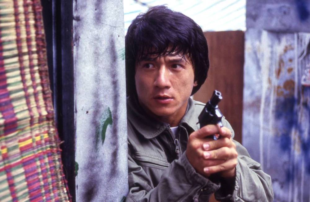 Jackie Chan dans le film 'Police Story' (警察故事)