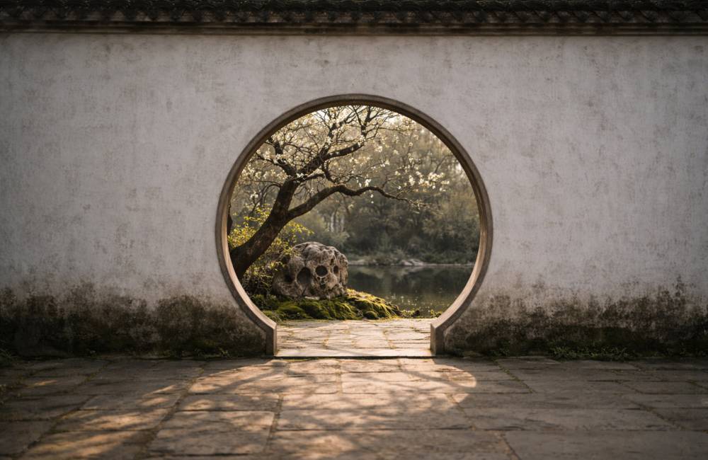 Porte de lune et jardin chinois : comprendre le cadrage à la chinoise