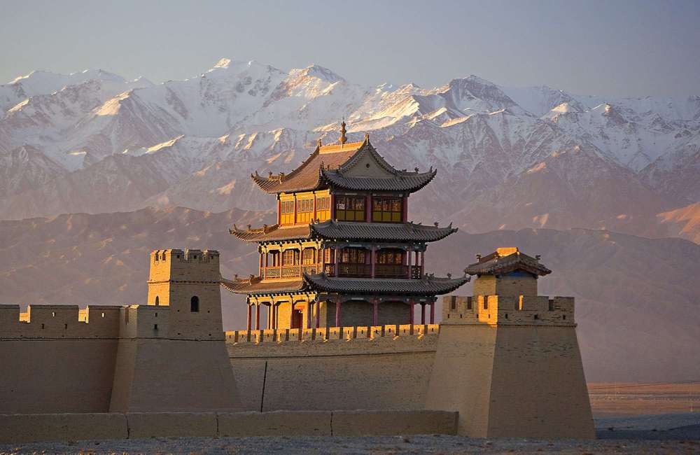col de jiayuguan, gansu