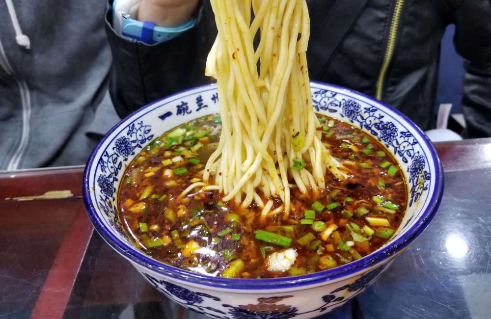nouilles de Lanzhou, nouilles de b&oelig;uf