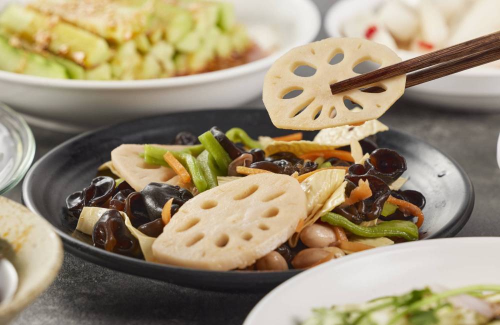 racines de lotus, cuisine