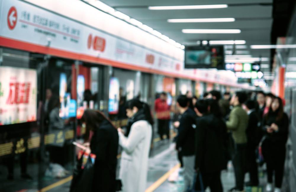 M&eacute;tro en Chine