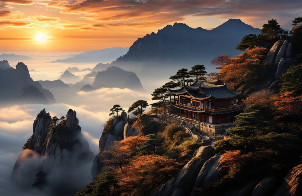 Découverte des emblématiques montagnes chinoises
