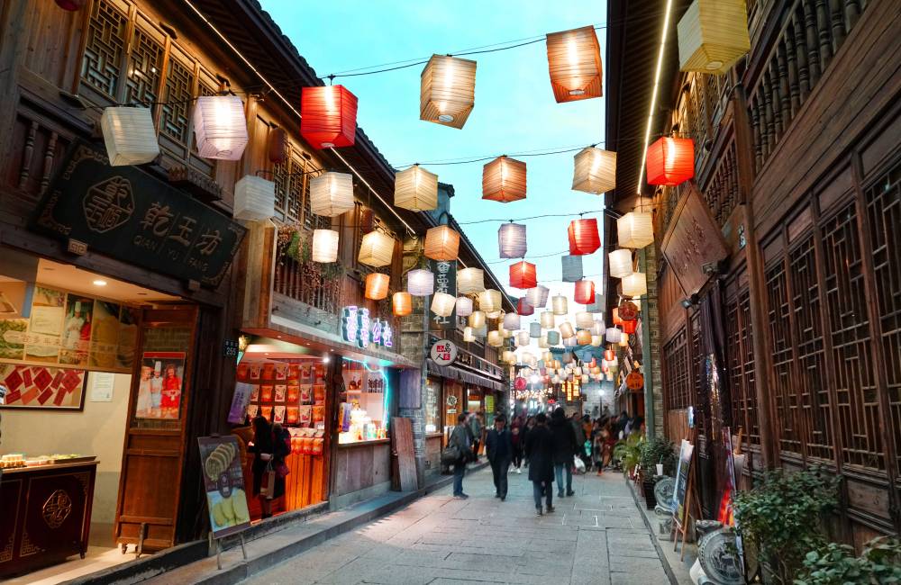 Rue traditionnelle de Ningbo
