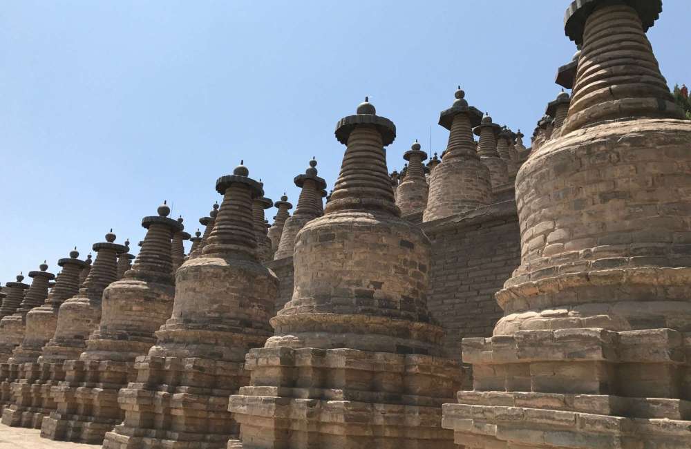 stupas, bouddhisme, Ningxia