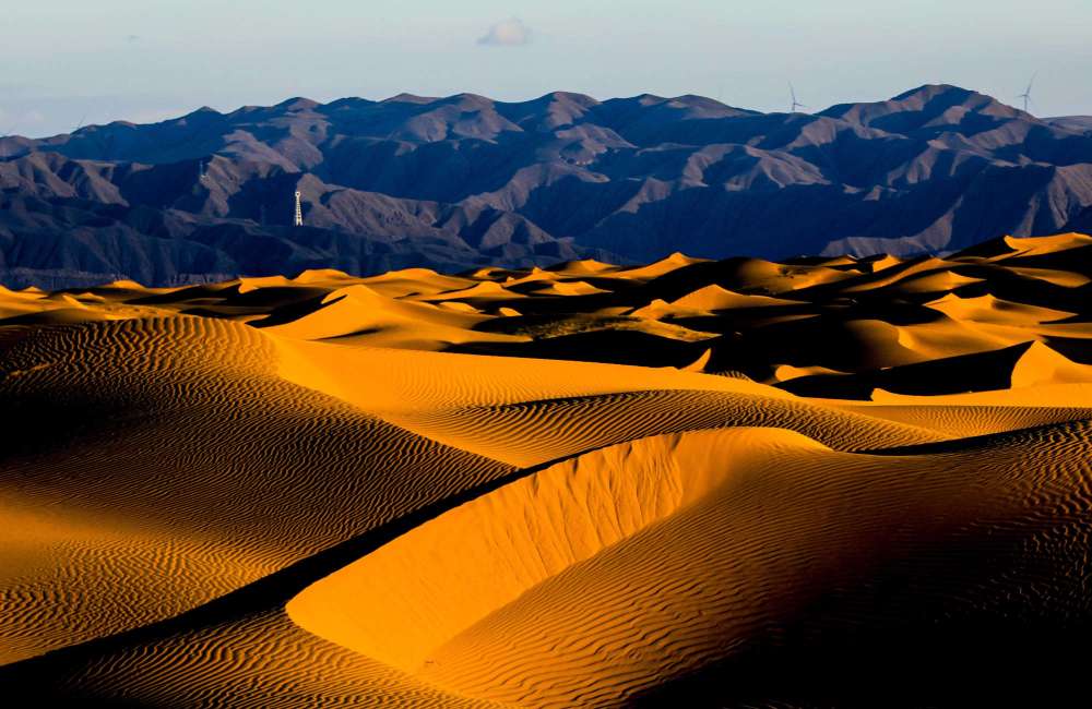 d&eacute;sert de Tengger, Shapotou, Ningxia