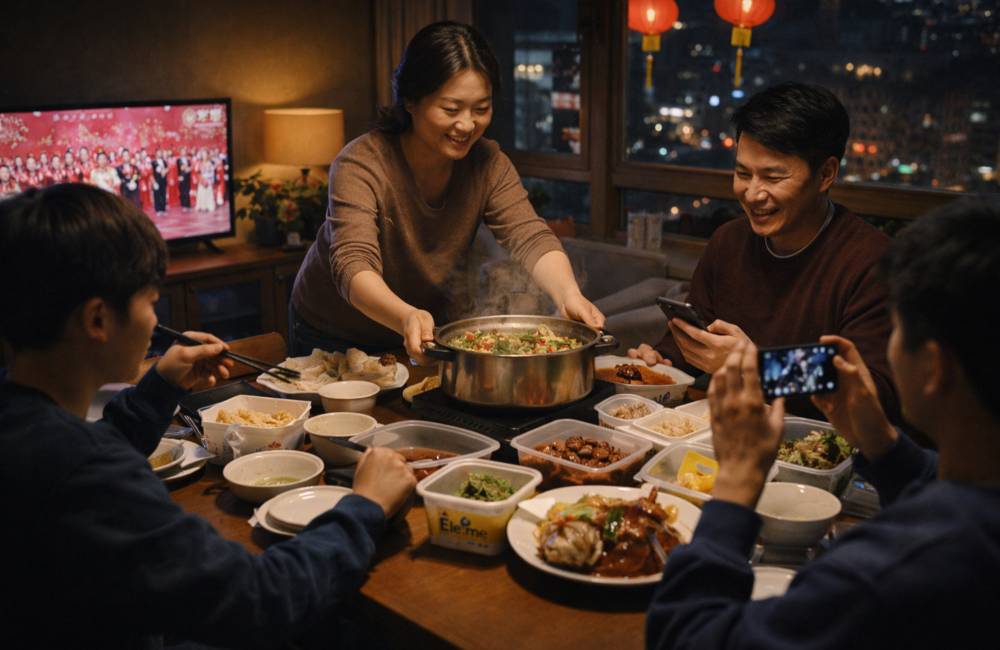Repas du Nouvel An chinois