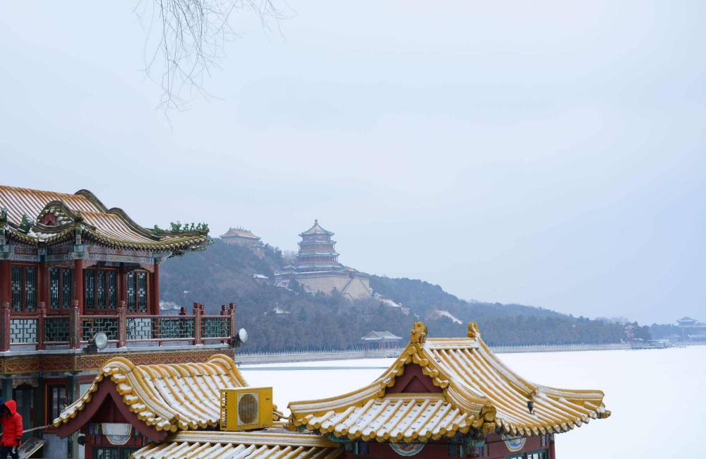 Palais d'&eacute;t&eacute; de P&eacute;kin en hiver