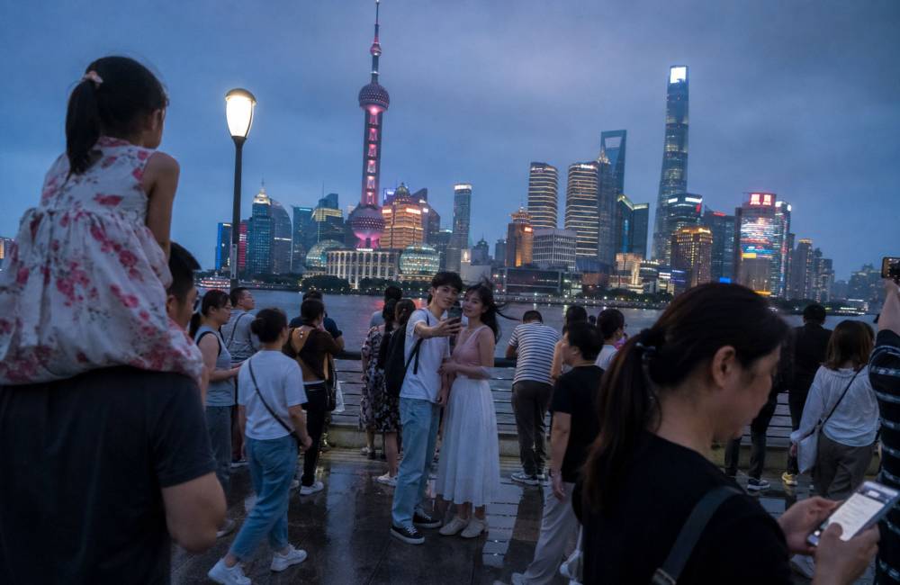 Shanghai, Bund, Skyline de Pudong