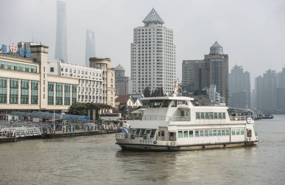Ferry sur le fleuve Huangpu, Shanghai