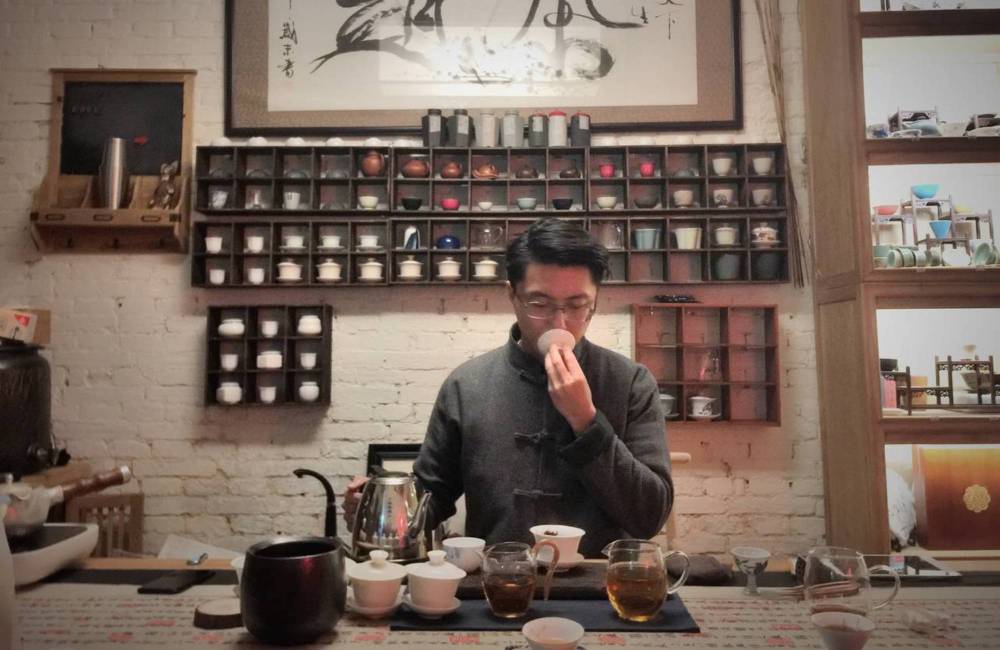 Maison de th&eacute; &agrave; Shanghai