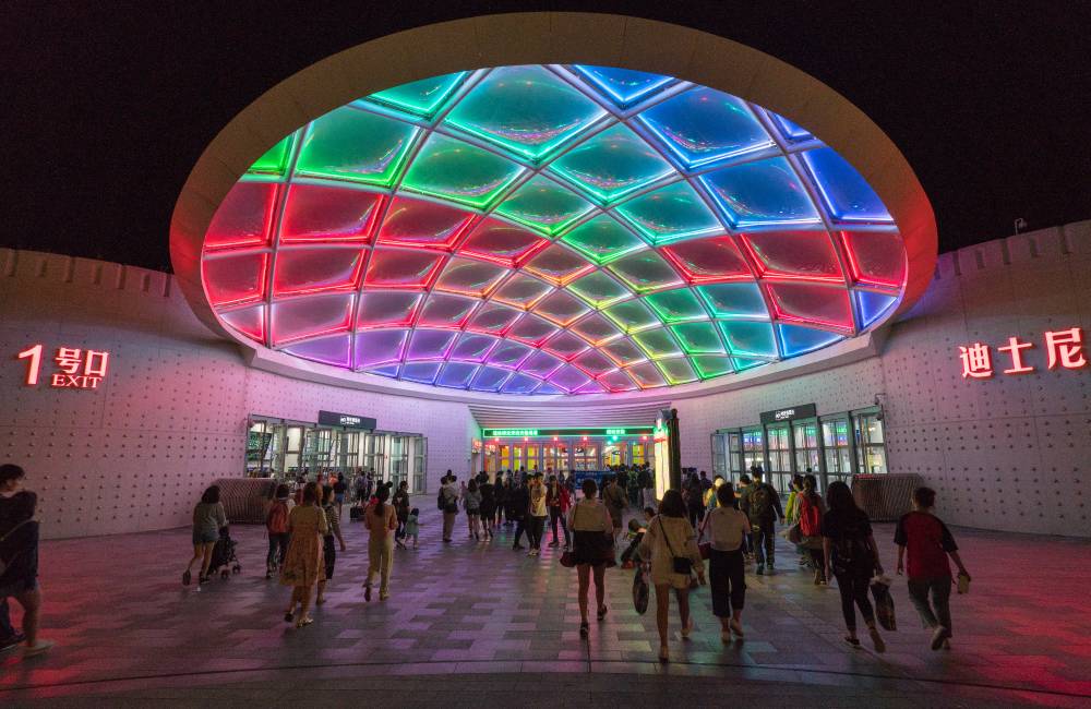 Station de m&eacute;trro, Shanghai