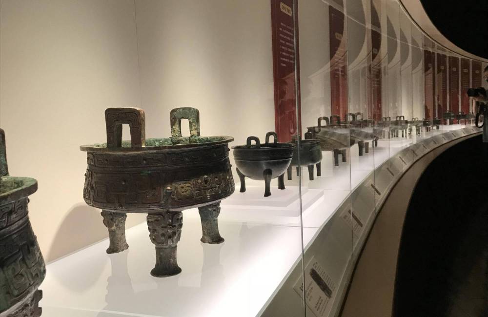 bronzes, mus&eacute;e de shanghai