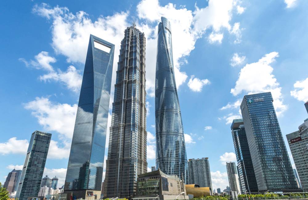 Pudong et ses 3 grandes tours
