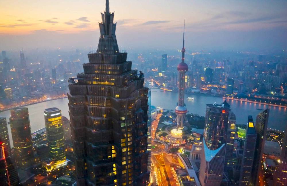 Tour Jin Mao &agrave; Shanghai