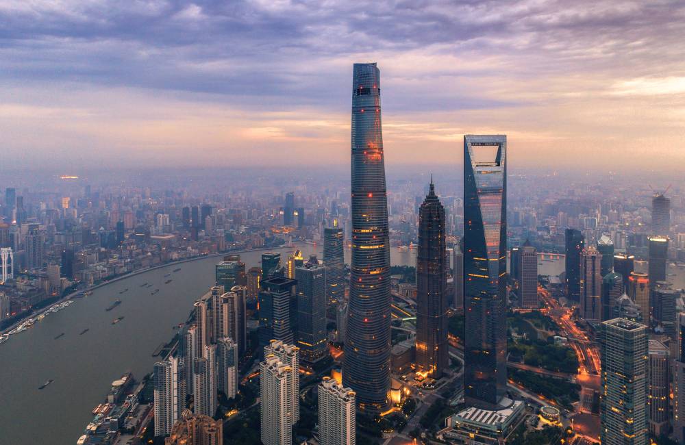 Shanghai Tower, Pudong, nuit
