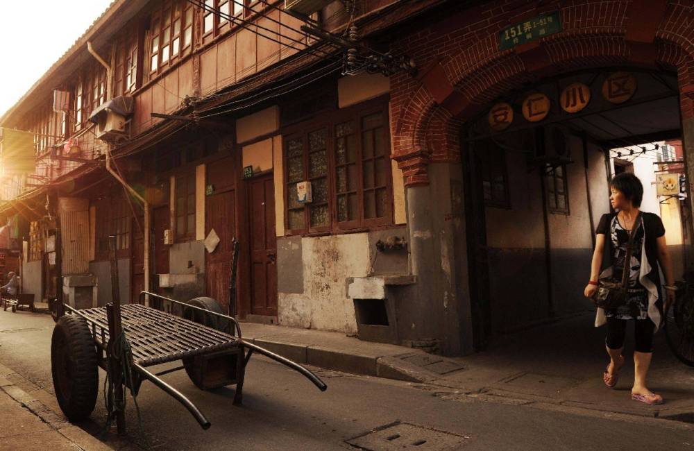 La vie ordinaire dans la vieille ville de Shanghai