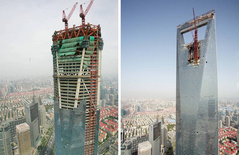 Construction du Shanghai World Financial Center