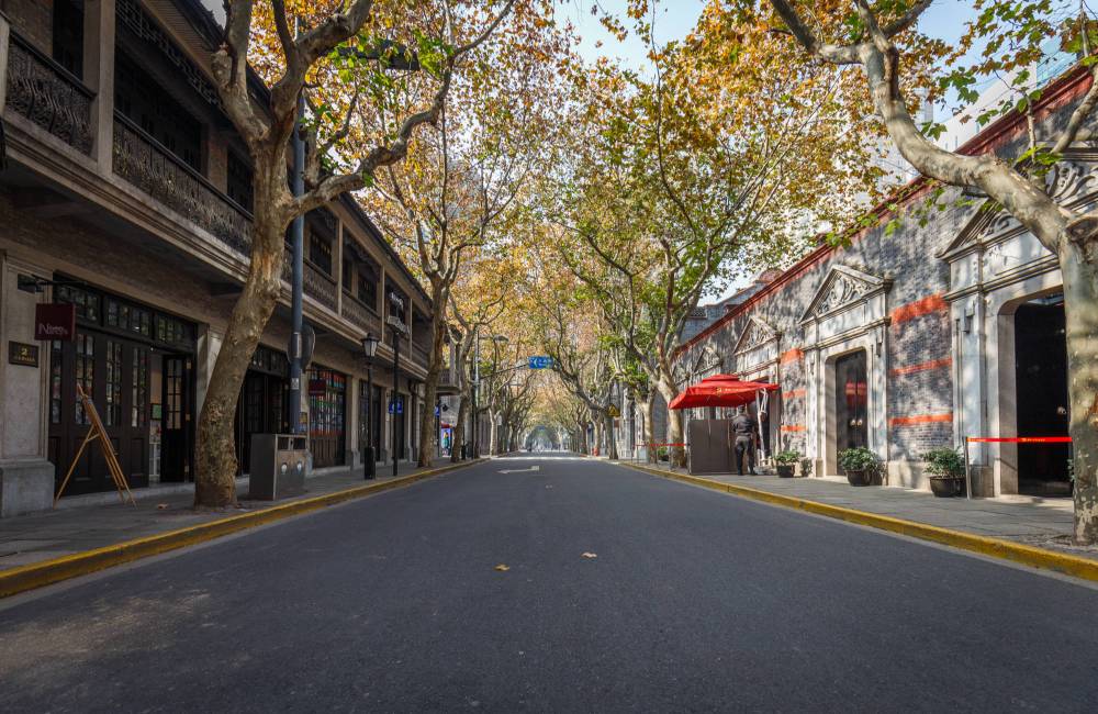 Le quartier de Xintiandi à Shanghai