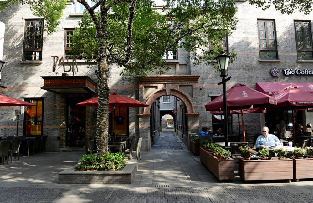 bar café à Xintiandi, Shanghai