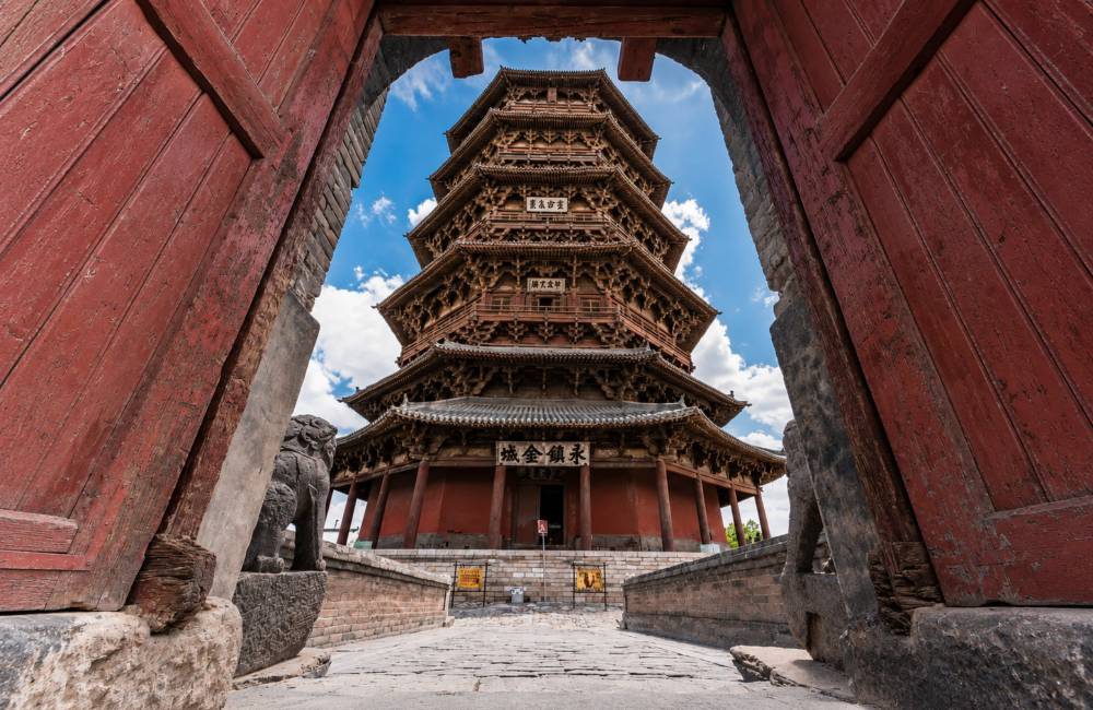 pagode du temple Fogong, shanxi