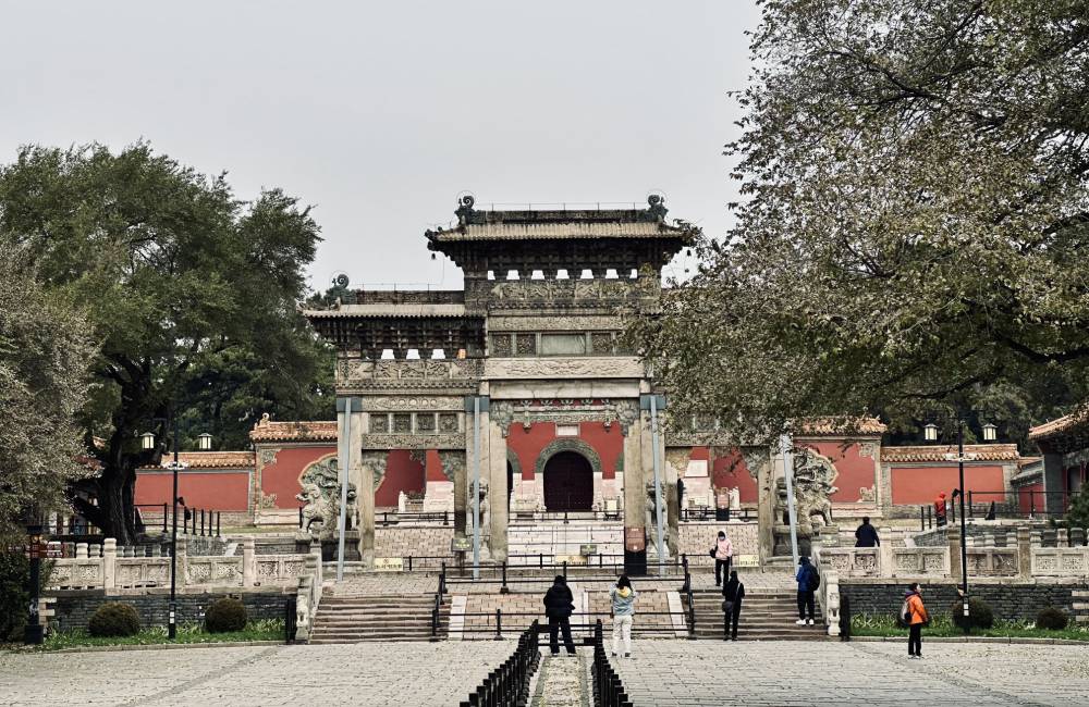 Shenyang, parc beiling, mausol&eacute;e Zhaoling