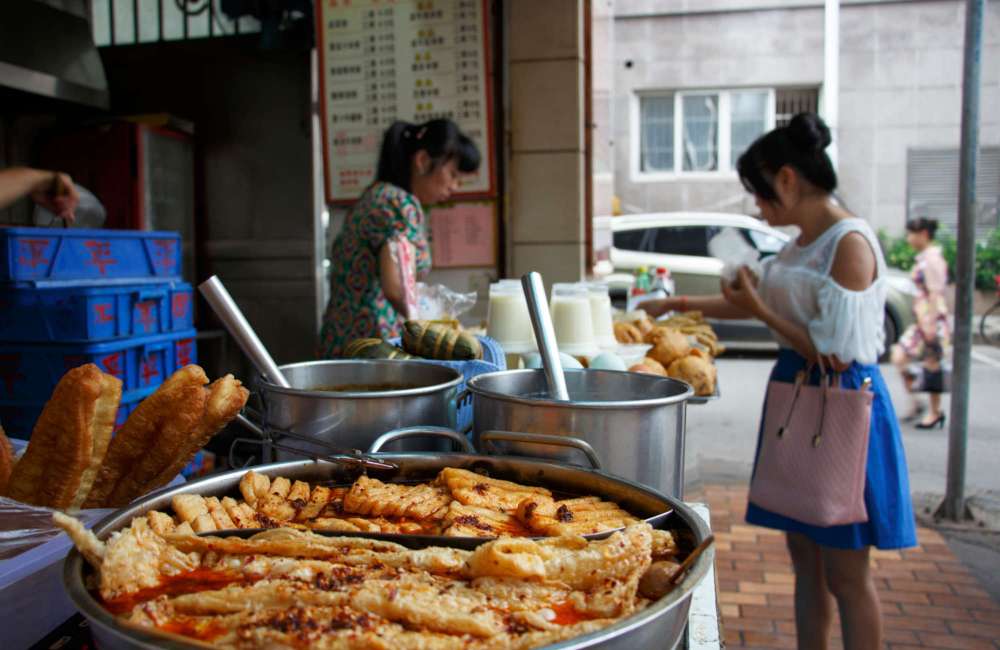 chine, nourriture, cuisine, rue, street-food