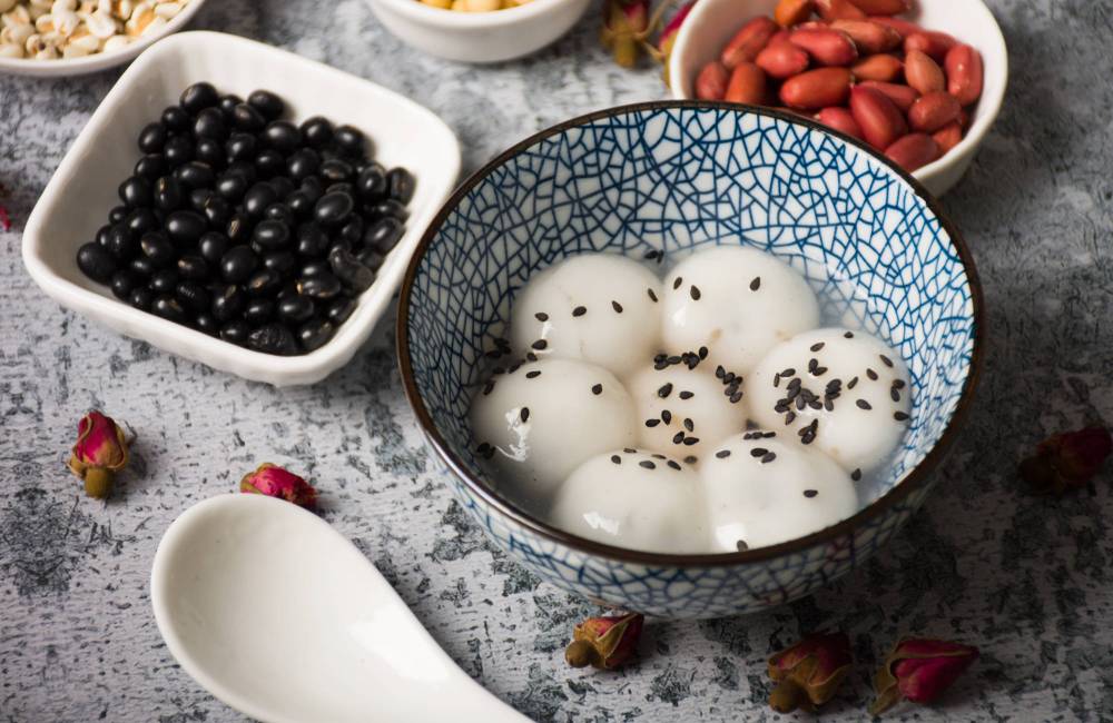 Tangyuan au s&eacute;same