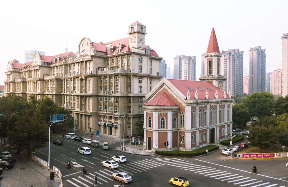 Tianjin, architecture, bâtiments, rue