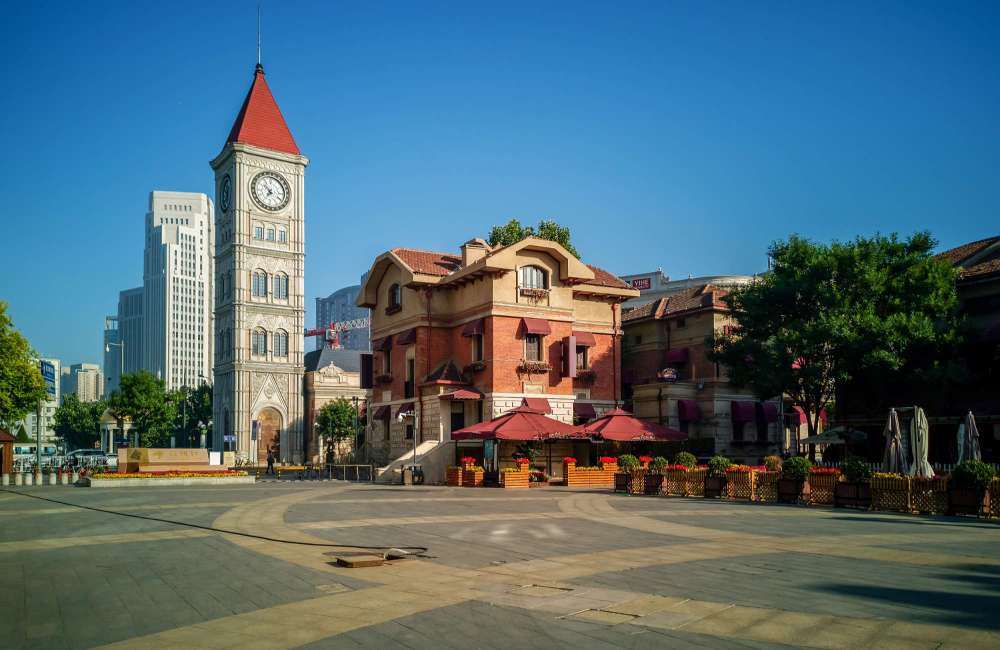 Clocher, quartier italien, Tianjin
