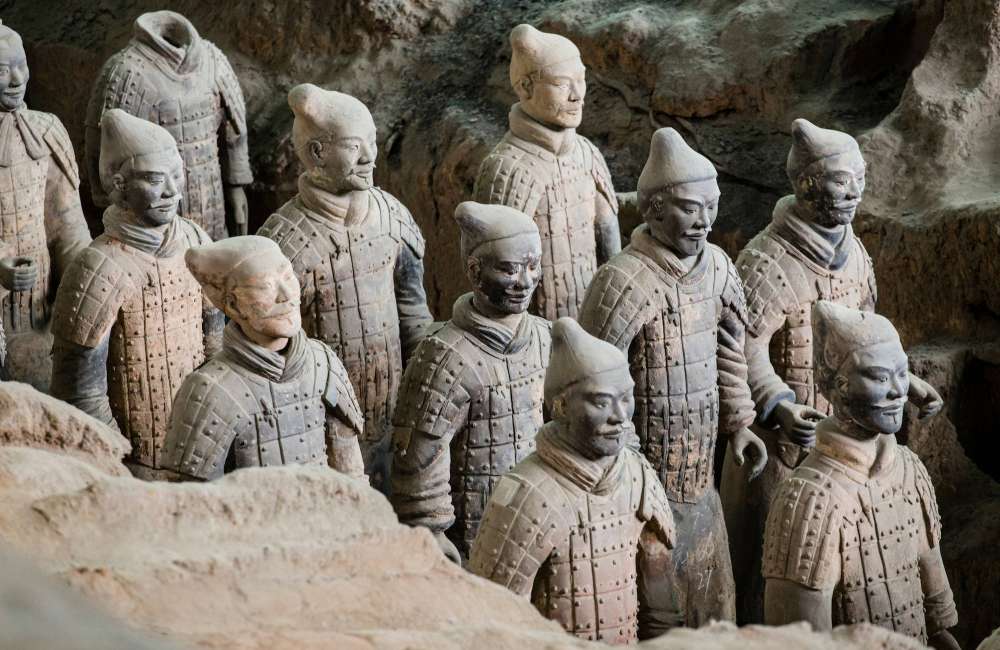 Guerriers de terre cuite &agrave; Xi'an