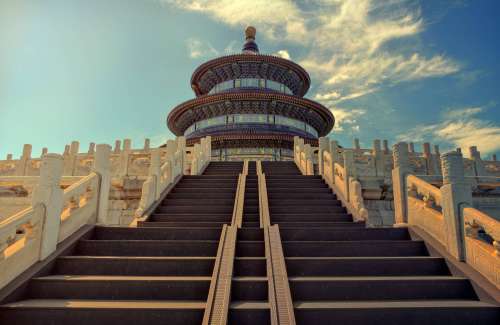 Le temple du ciel et le parc Tiantan de Pékin