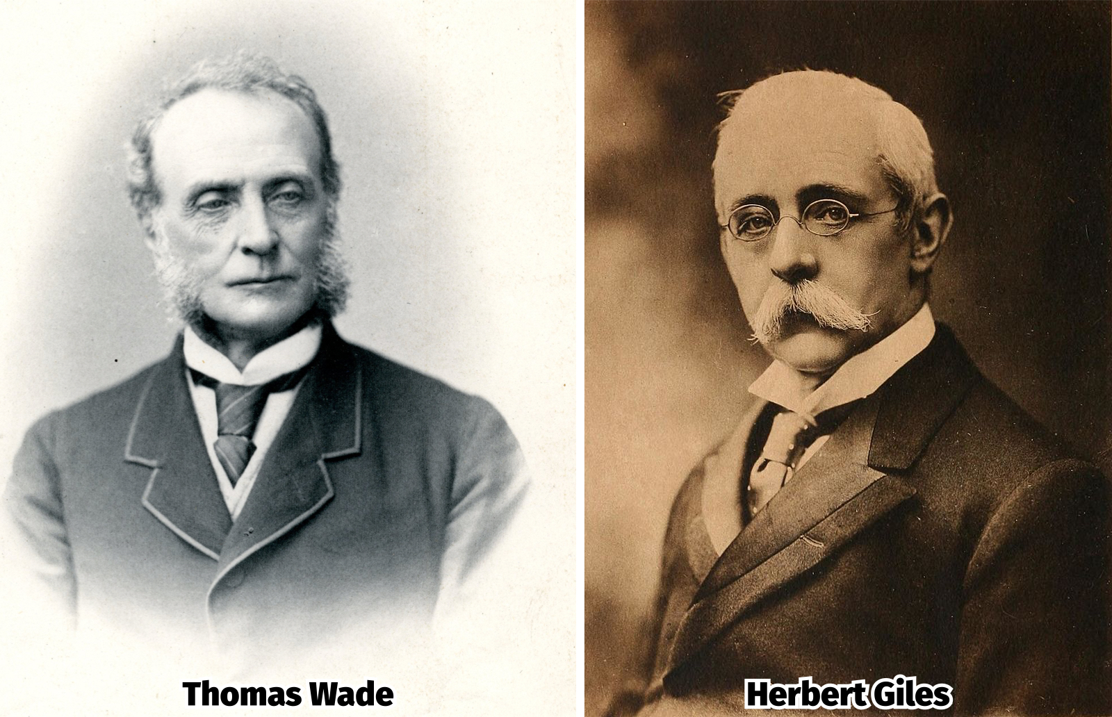 Thomas Wade et Herbert Giles