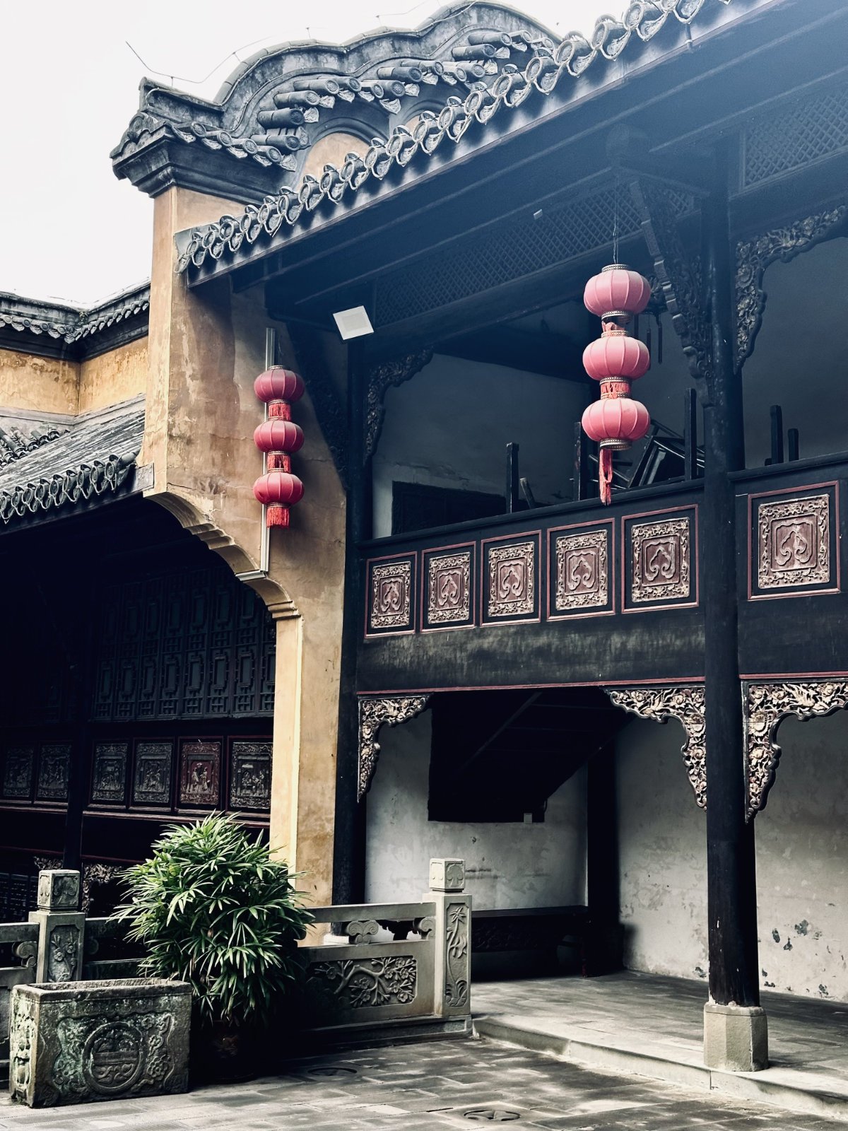 Ambiance traditionnelle, Architecture traditionnelle, Chongqing, Chongqing Hall de la Guilde Huguang
