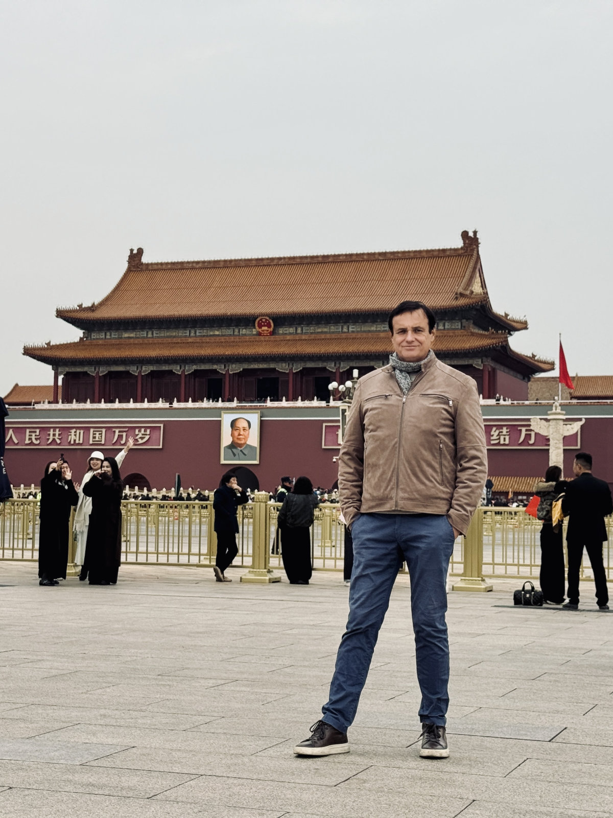 Architecture traditionnelle, Chine en famille, Christophe Durandeau, P&eacute;kin, Place Tian'anmen de P&eacute;kin